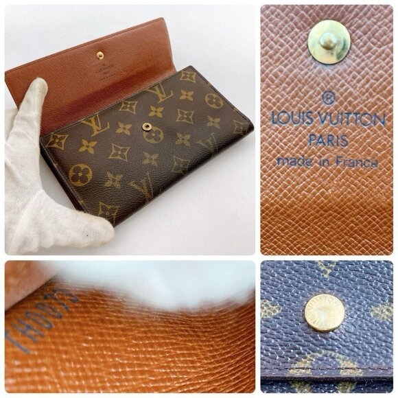 Authentic Louis Vuitton Portefeuille International Porte Tresor Monogram Wallet - Picture 5 of 12